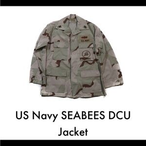 US NAVY SEABEES MILITARY JACKET